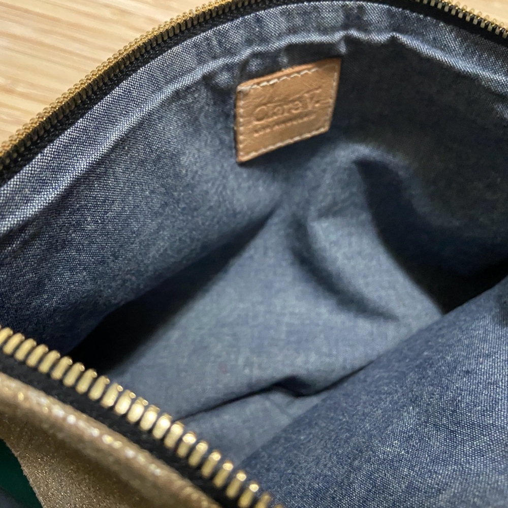 Clare V Flat Clutch In Multi Patchwork Design - image 8